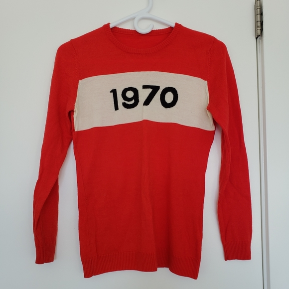 100% Merino Wool Red Sweater Pullover EUC - Picture 2 of 5